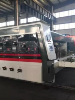 High Speed Computer Water Ink Flexo Printing Slotting Carton Box Making Machine